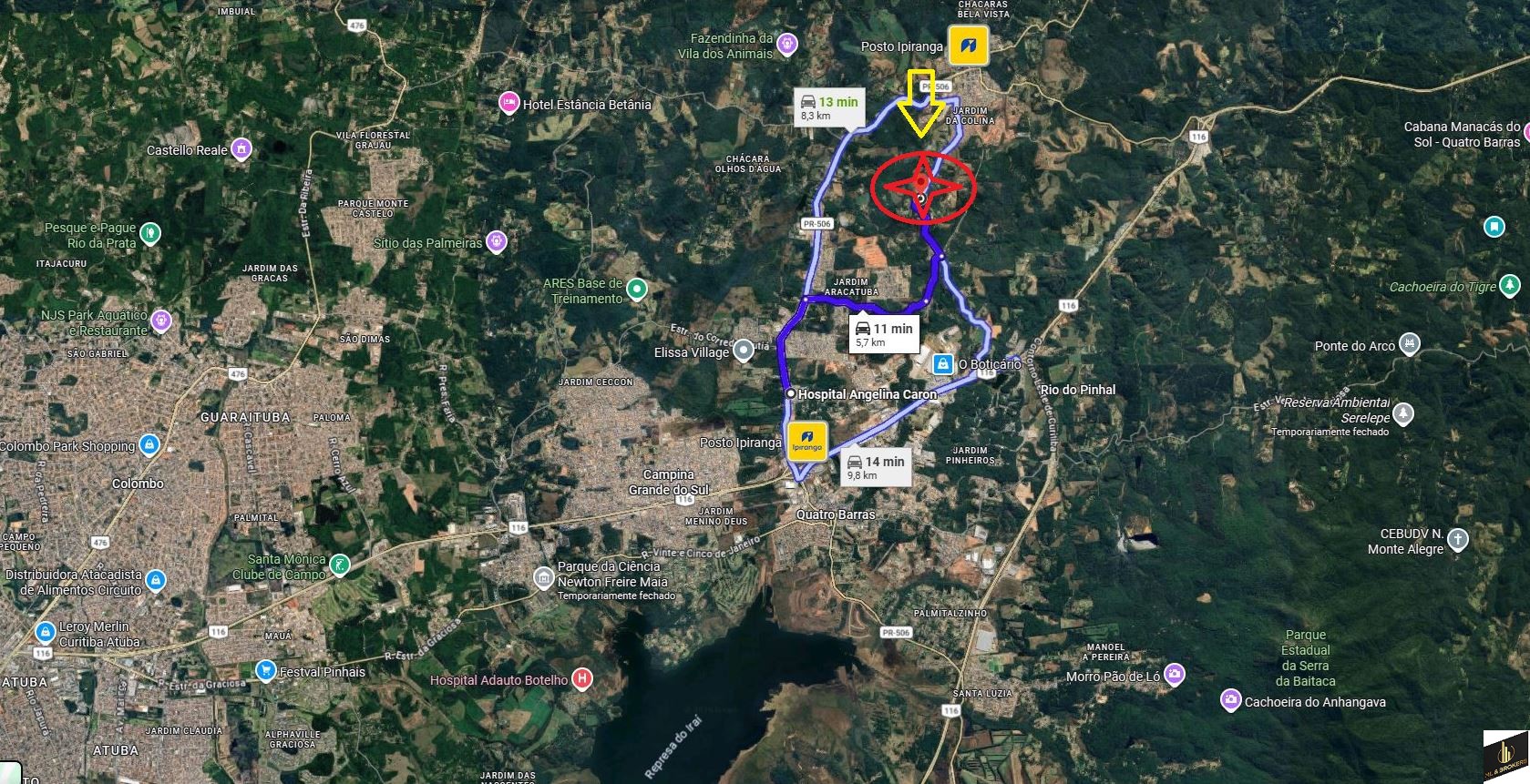 43.950M2/5.500 HOSPITAL A. CARON/IDEAL CASA REPOUSO COM ALOJAMENTO 40 PESSOAS