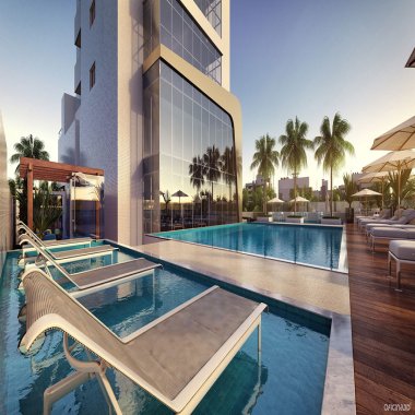 170M2/04 SUITES/03 VAGAS/23° ANDAR VISTA MAR/IDEAL INVESTIDORES