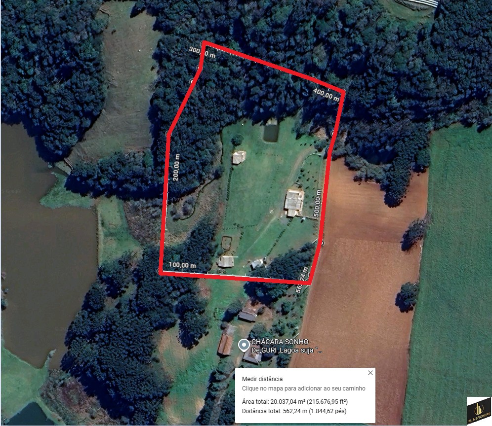 20.000M2/1 KM ATE ASFALTO/PRONTA PARA SEU LAZER/ 11 KM ARAUCARIA/IDEAL AIRBNB